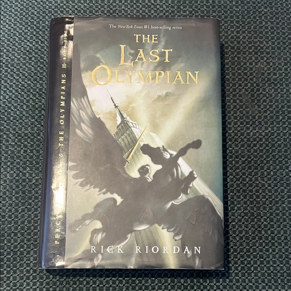 Percy Jackson The Last Olympian Hardcover Book, First Edition, Book 5